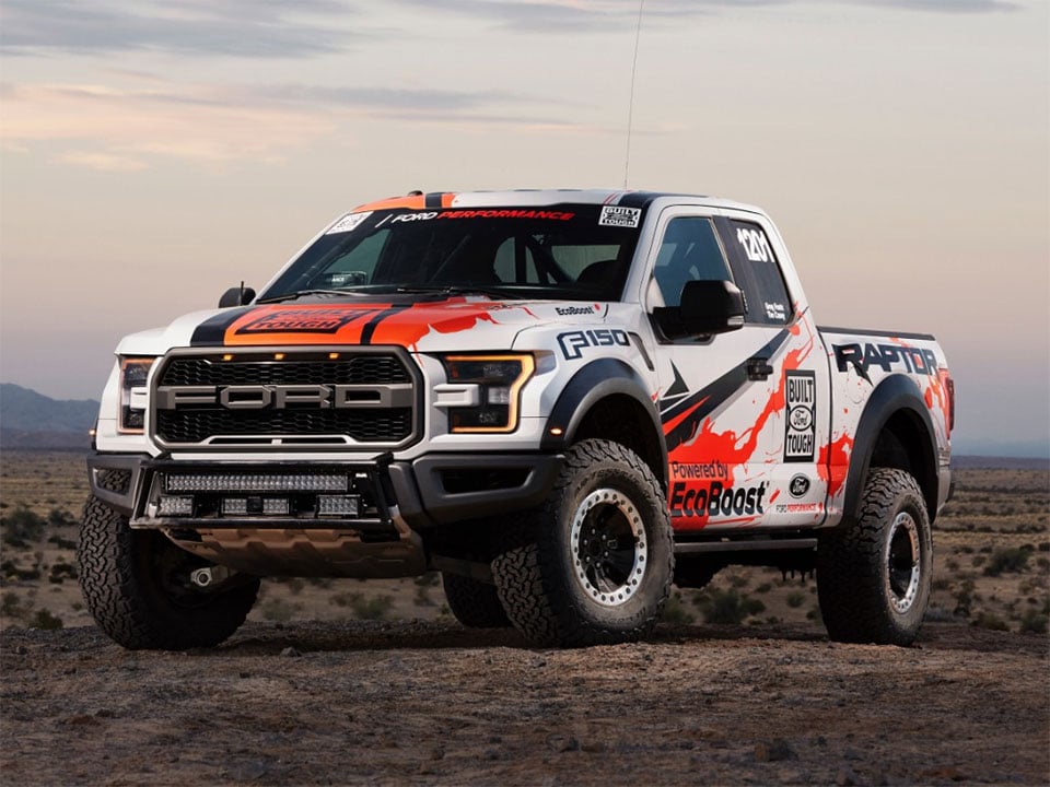 2017 Ford Raptor Takes 3rd in Baja 1000, Then Drives Home After Race