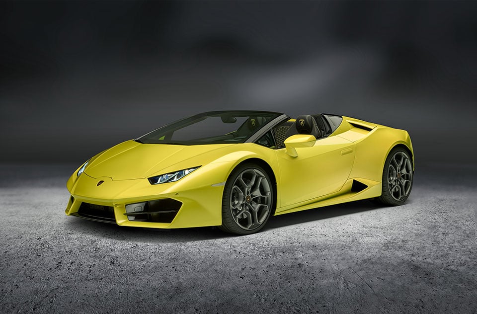 Lamborghini Huracan RWD Spyder Ready for Open-air Powerslides