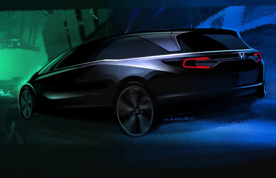 2018 Honda Odyssey Teased with Kids’ Drawings