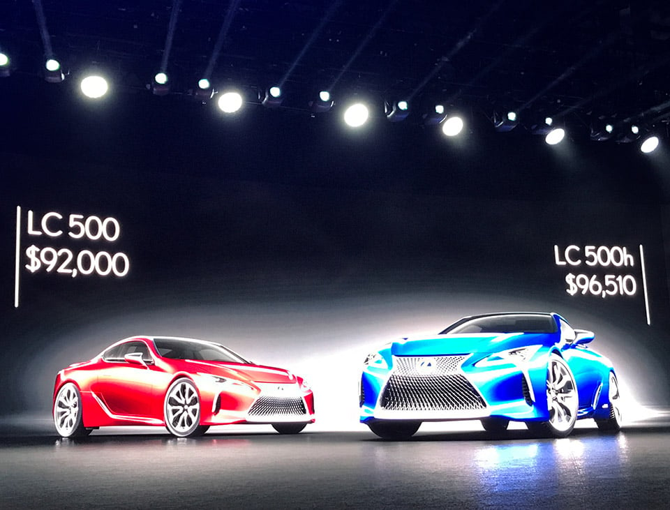 2018 Lexus LC 500 Performance Coupe Prices Announced