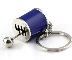 Manual Shifter, Coilover, and Turbocharger Keychains