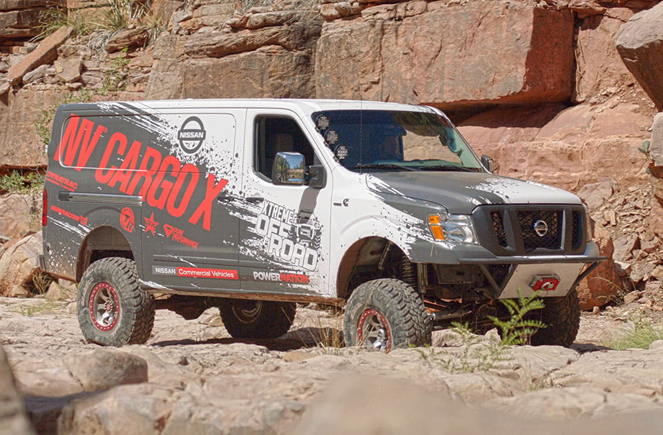 Nissan Creates Beastly NV Cargo X Off-road Van