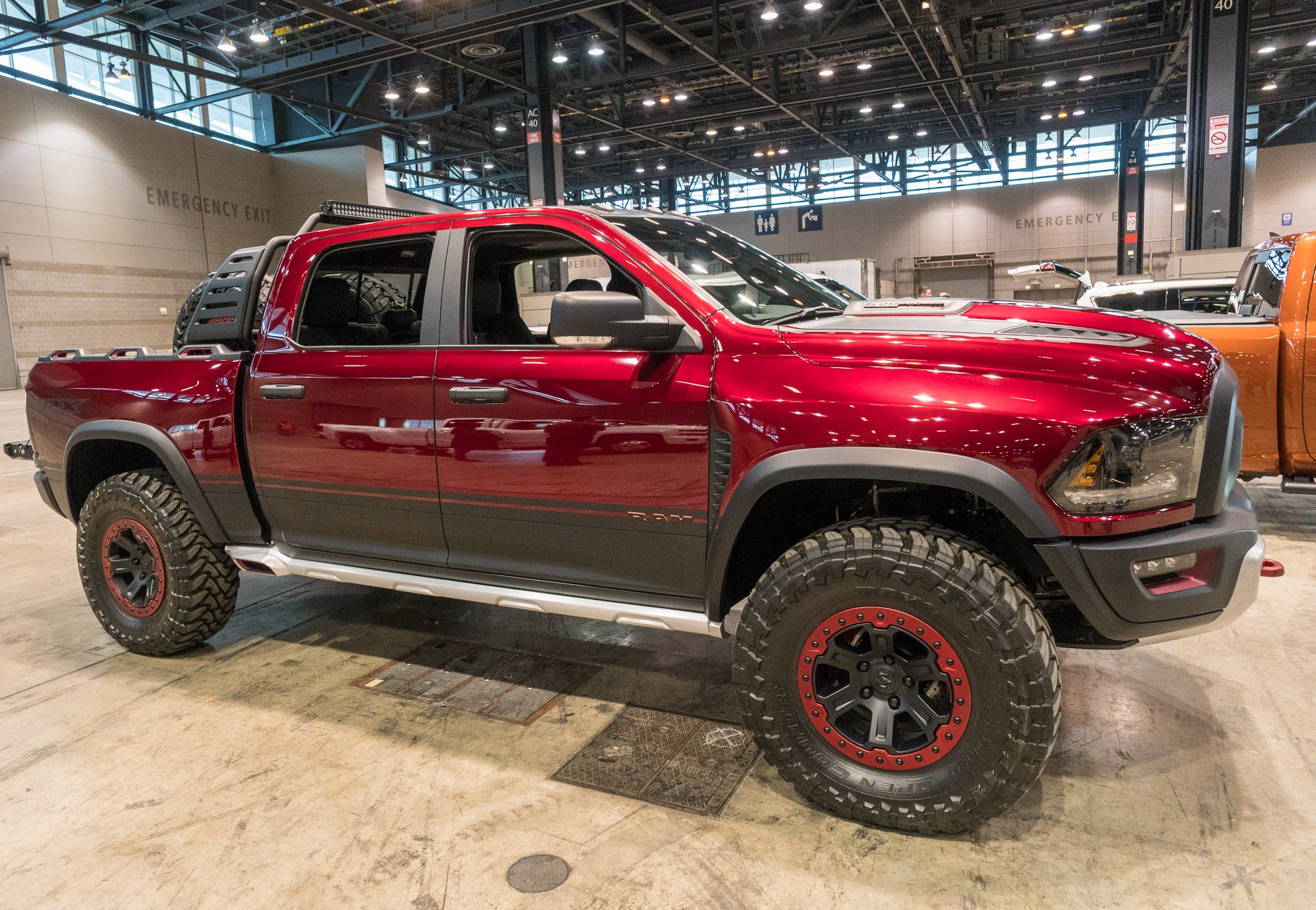 Ram Rebel Trx Concept Revs Its Mighty Hellcat Ish Engine