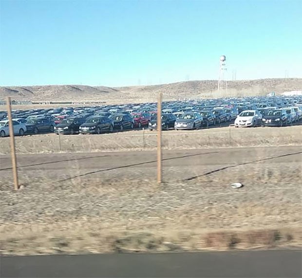 Forlorn VW Diesel Buybacks Sit Sadly in a Colorado Field