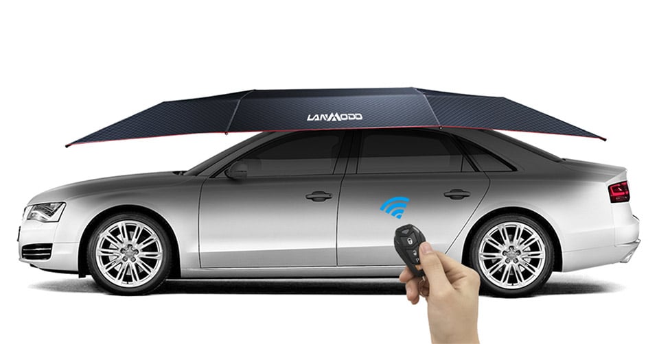 Lanmodo Car Tent Keeps Cars Cool in the Hot Sun