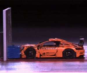 LEGO 911 GT3 Fails Crash Test Spectacularly