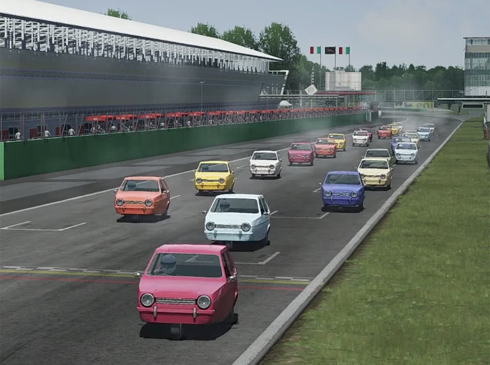 Reliant Robin Race Simulation