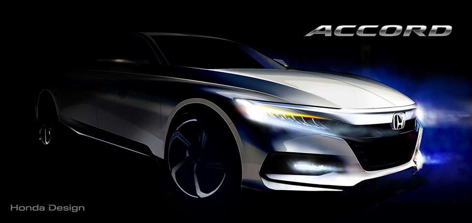 Honda Teases All-new 2018 Accord and It Doesn’t Look Boring