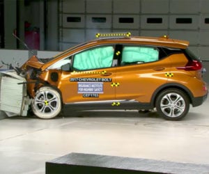 Watch the 2017 Chevy Bolt Earn IIHS Top Safety Pick
