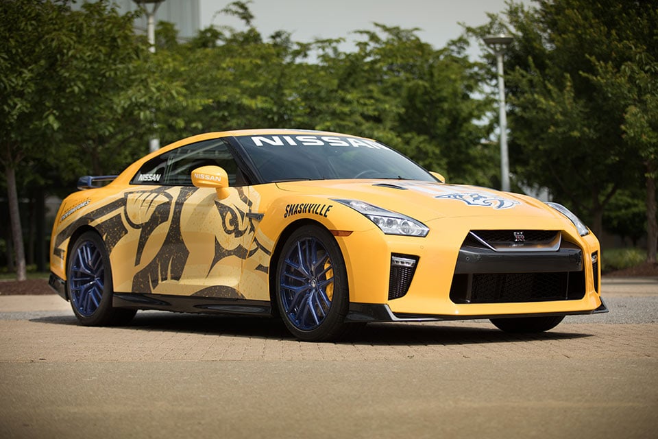 Nissan Donates Custom GT-R to Nashville Predators Charity