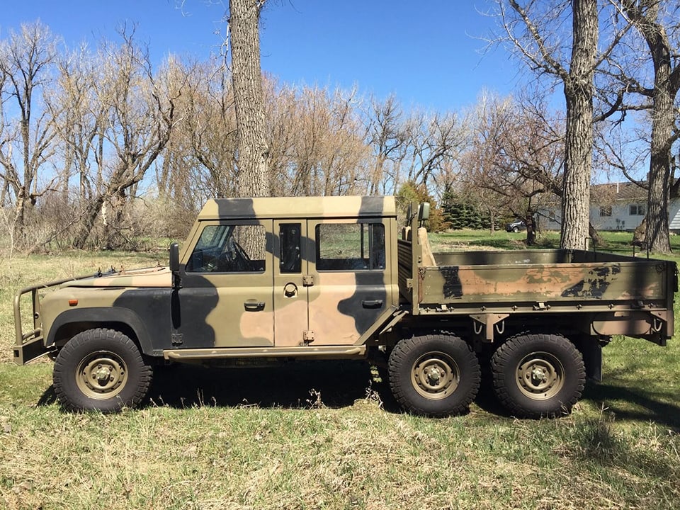 Custom Land Rover Defender 6×6 for Sale