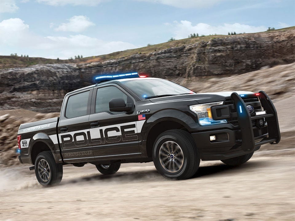 Ford F-150 Police Responder Is a Pursuit-rated Pickup Truck