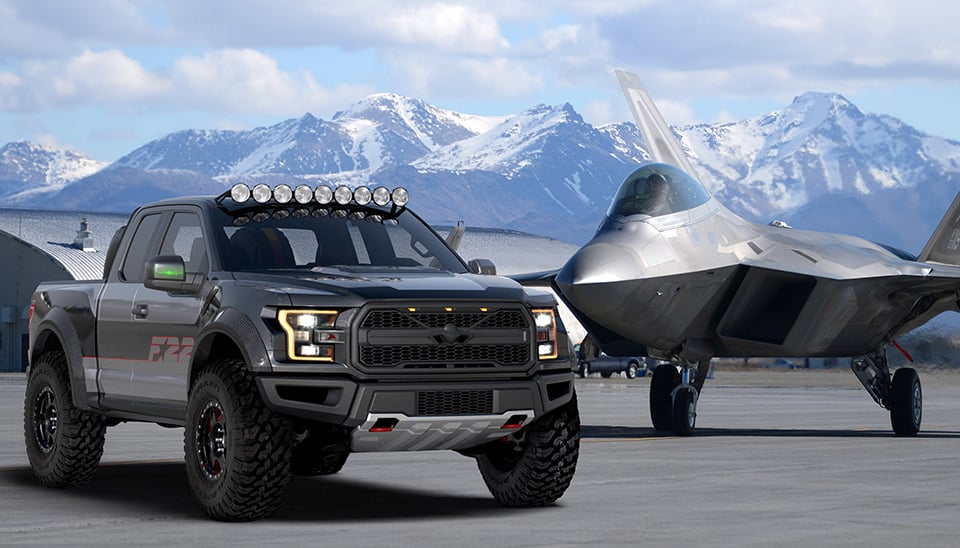 Custom Ford F-22 Raptor F-150 to be Auctioned for Charity