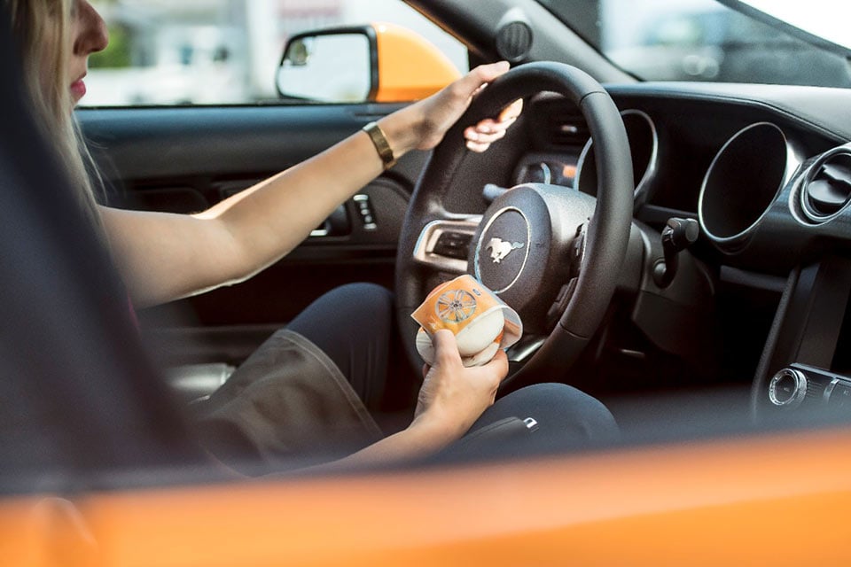 Orange Fury Mustang Inspires Ice Cream Flavor