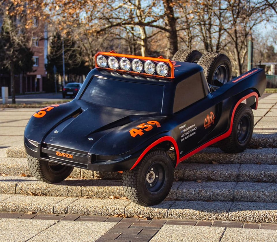 This 1/3rd Scale R/C Truck Is Almost as Big as a Smart Car