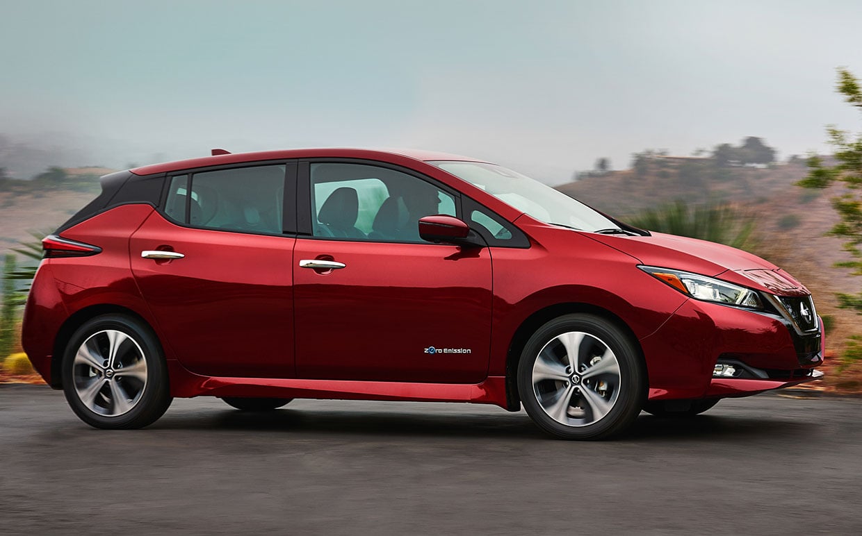 2018 Nissan LEAF EV Gets New Look, More Power & Range