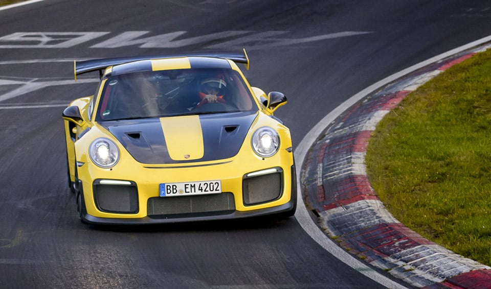 Porsche 911 GT2 RS Breaks Street Legal Record at Nürburgring