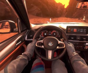 Drive the New BMW X3… on Mars