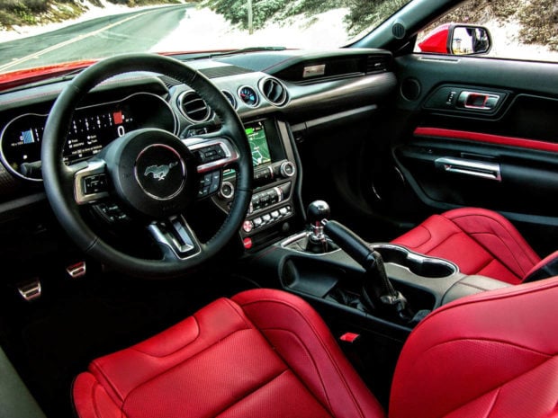 2018 Mustang Red Seats