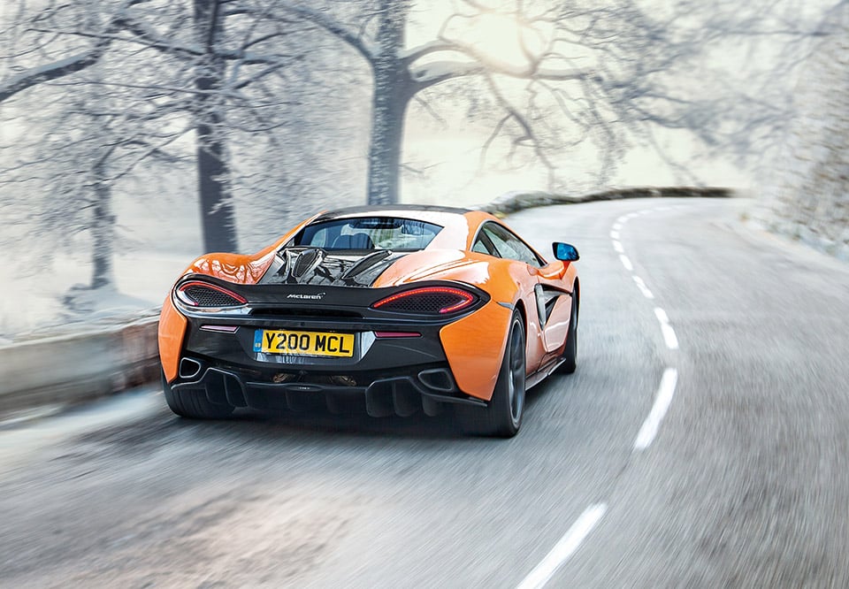 McLaren Winter Tire Pack Turns the 570S into a Winter Beater