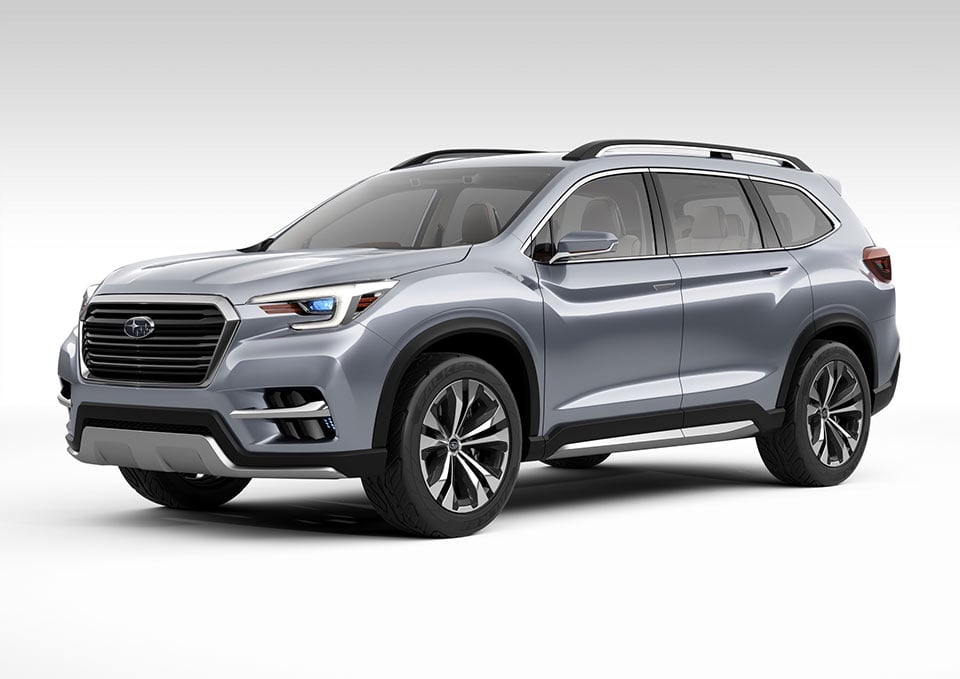 Subaru Ascent 3-Row SUV to Get Official at LA Auto Show