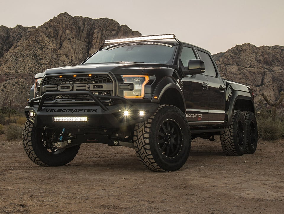 Hennessey VelociRaptor 6×6 Is a Raptor with a Bonus Axle