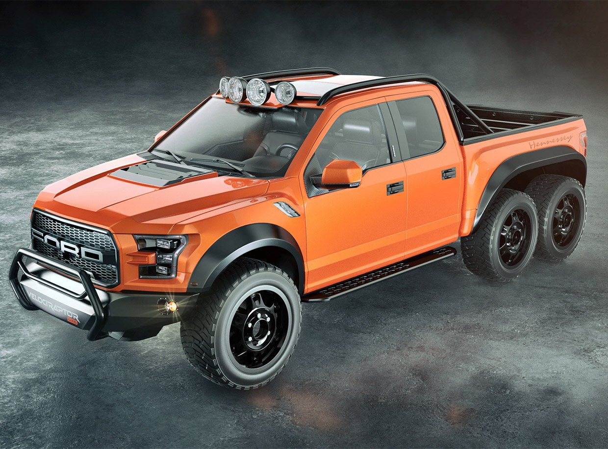 Hennessey to Build 50 VelociRaptor 6×6 Trucks