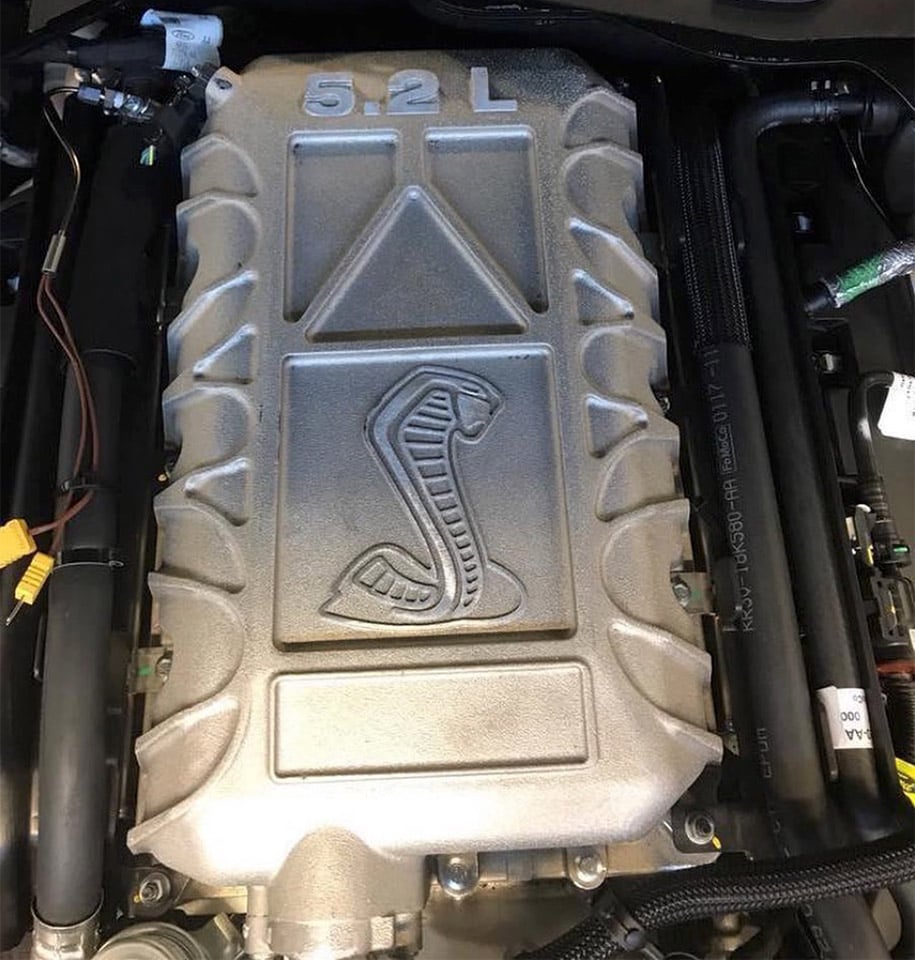 Image of Alleged New Shelby GT500 Engine Leaked