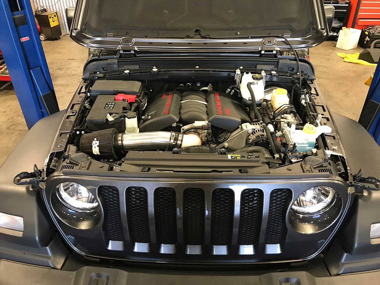 Bruiser Conversions Will Give Your Wrangler JL a Corvette V8 Heart