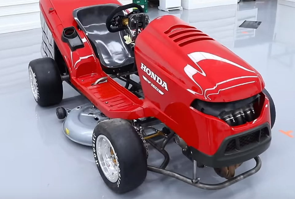 Honda Mean Mower Packs 189hp: Do You Want to Mow Man?