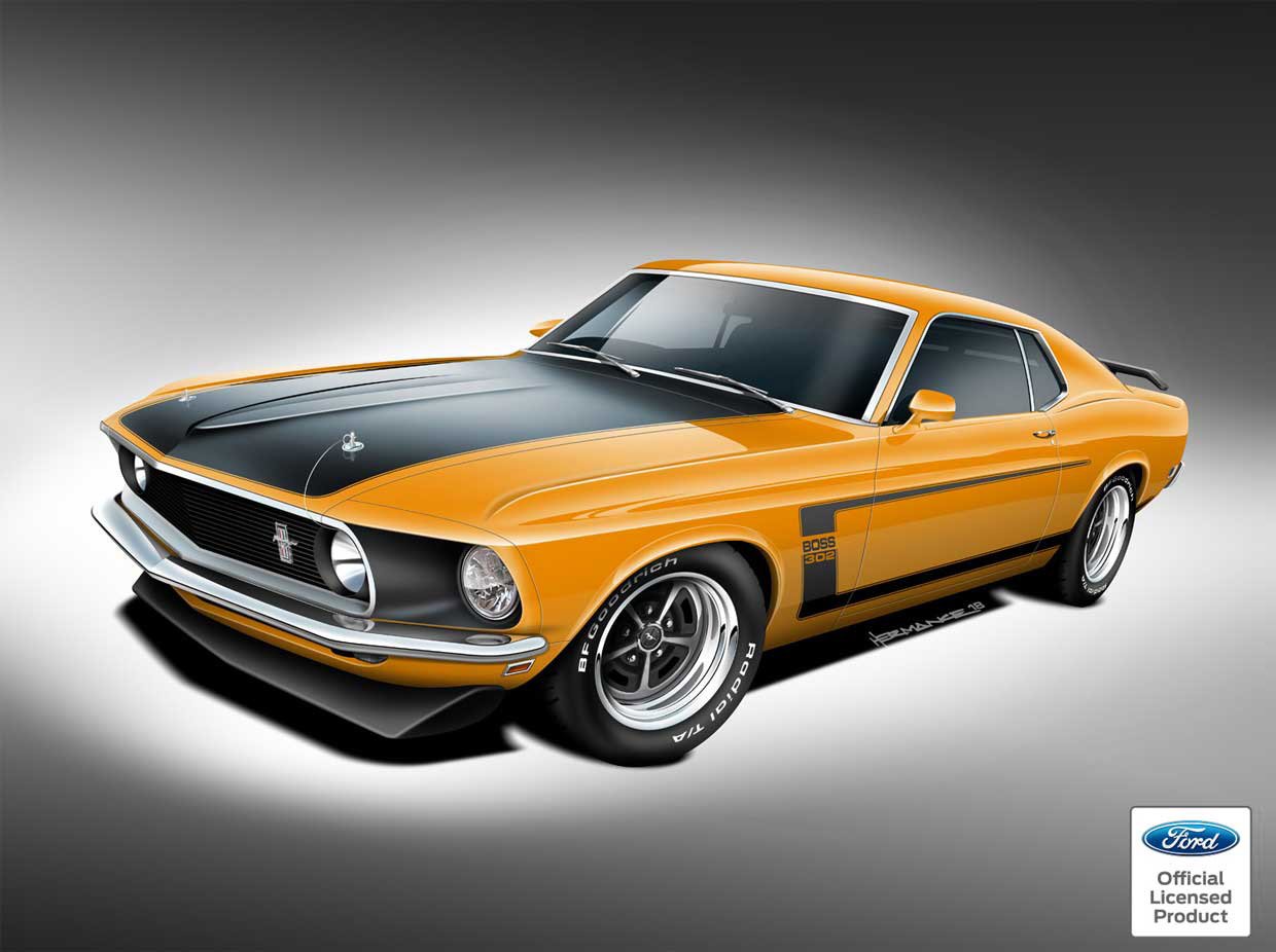 Continuation Boss 429, Boss 302, and Mach 1 Mustangs Announced