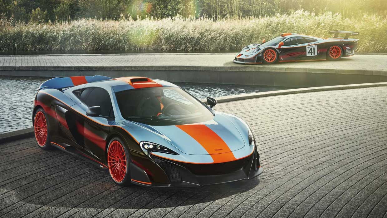 McLaren 675LT Rocks Unique Gulf-inspired Livery