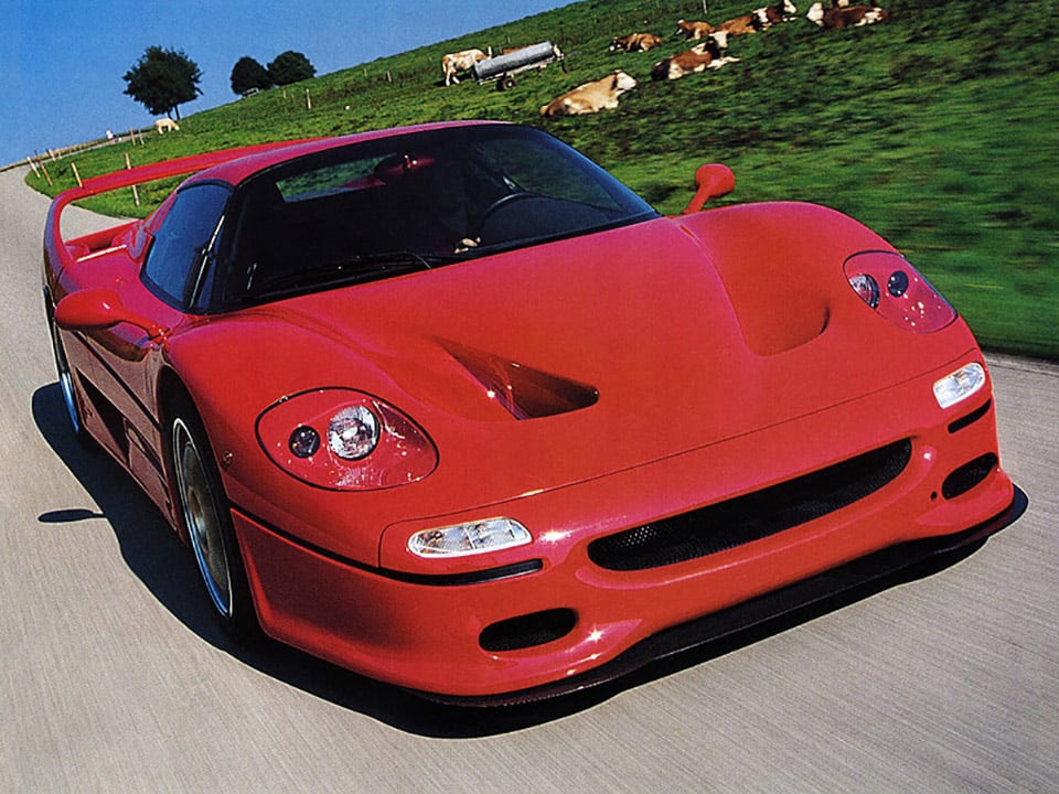 Turbo Ferrari F50 Goes WRAAAAA, WHOOSH, BRAAPPP