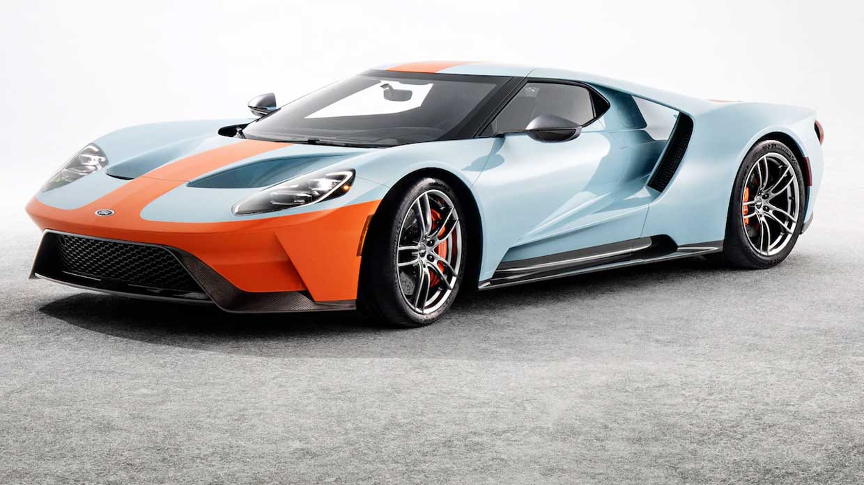 2019 Ford GT Heritage Edition Slathered in Sexy Gulf Livery