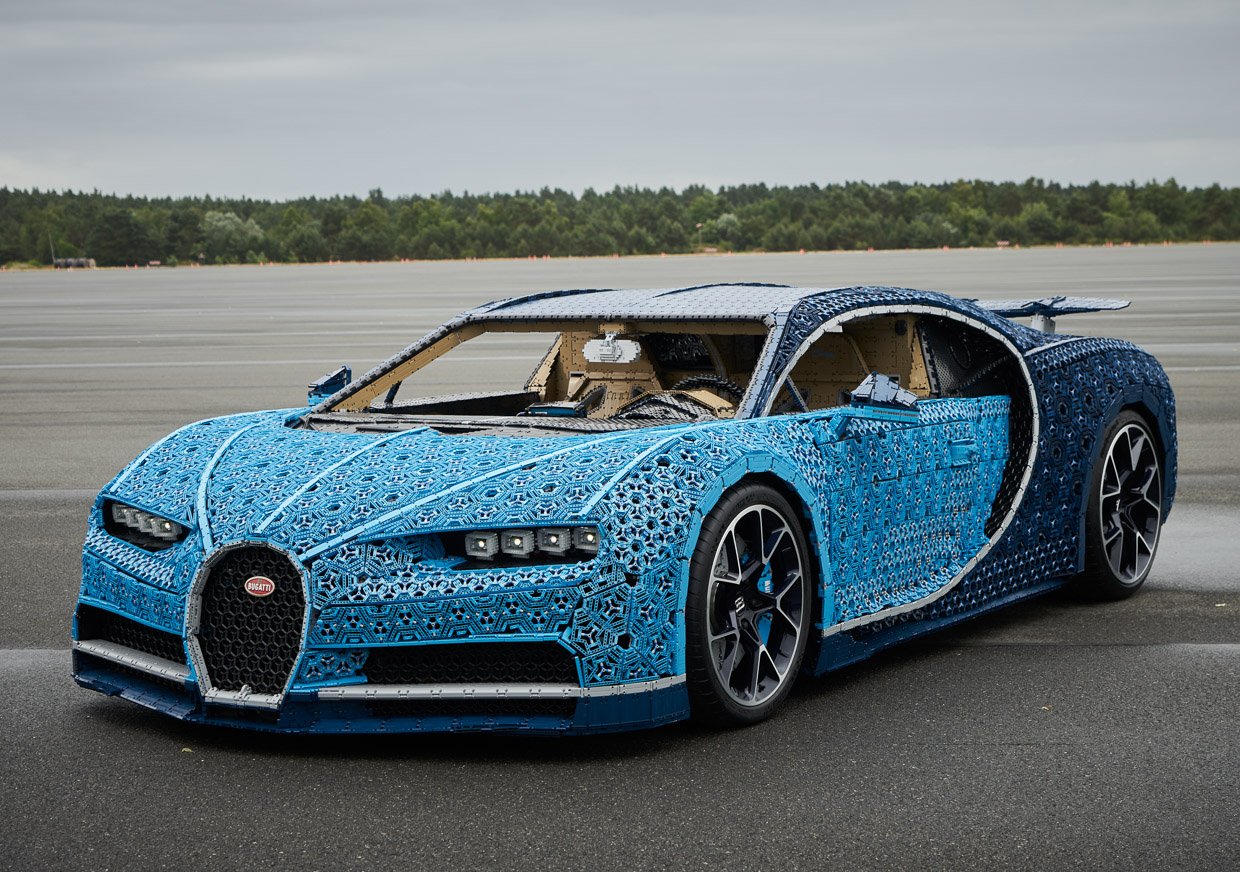 LEGO Builds Full-Size Bugatti Chiron… and It Actually Drives!