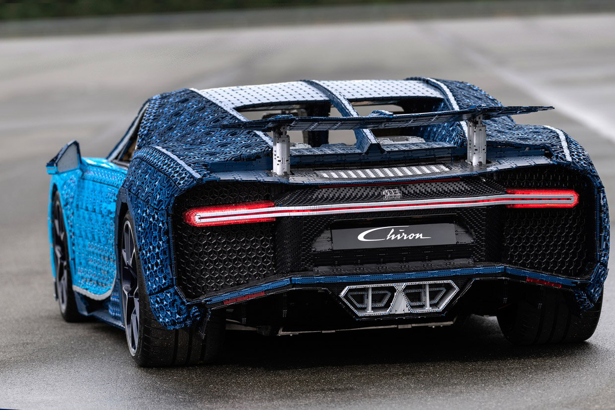 LEGO built a life size, drivable Bugatti from over a million Technic pieces