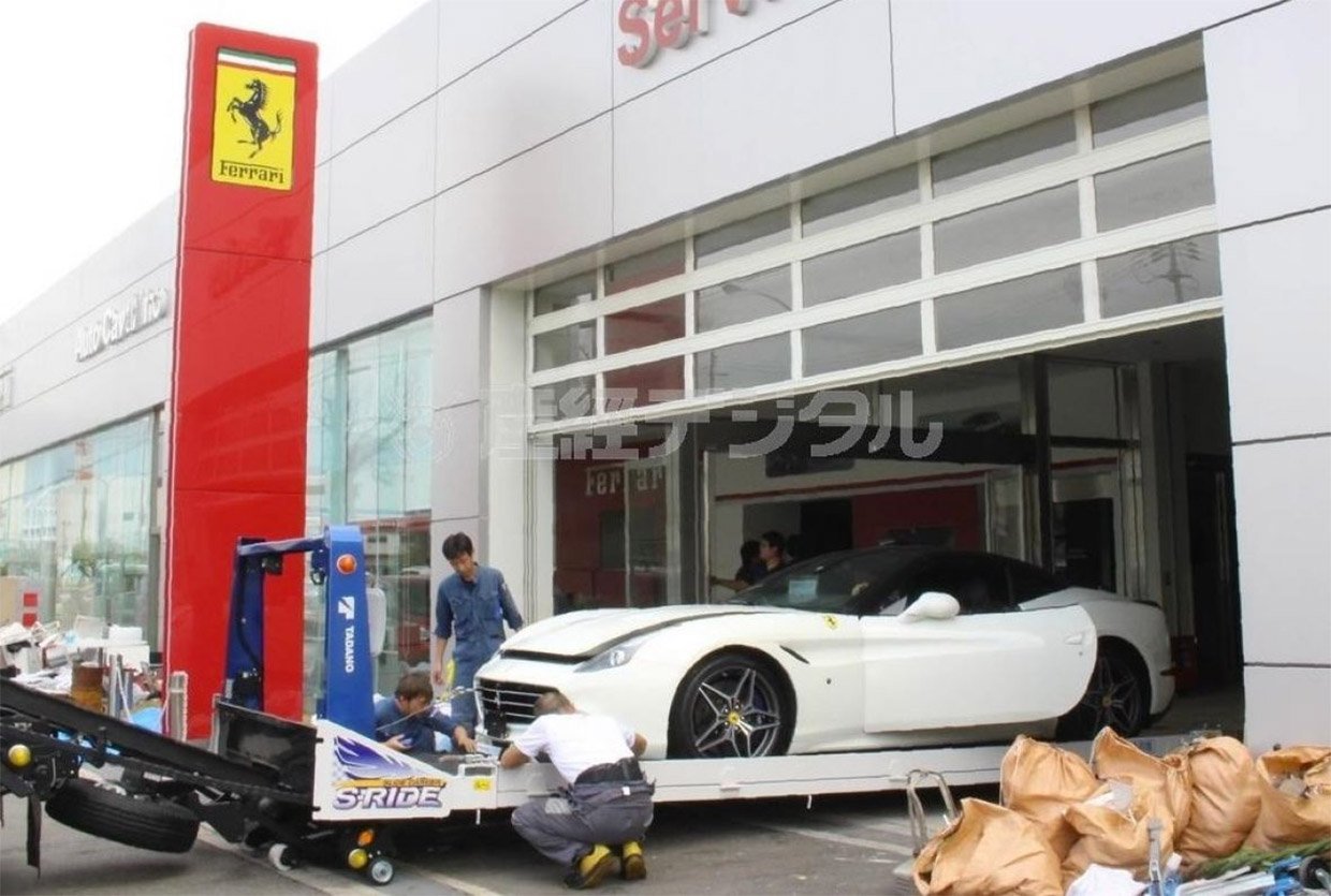 Typhoon Jebi Destroys 51 Ferraris: Oh the Humanity!