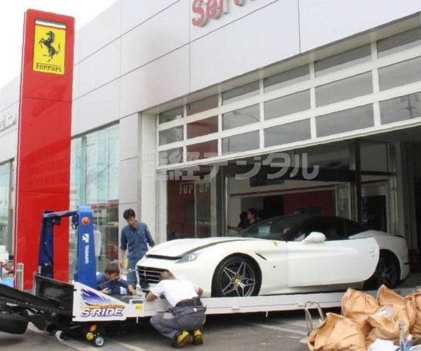 Typhoon Jebi Destroys 51 Ferraris: Oh the Humanity!