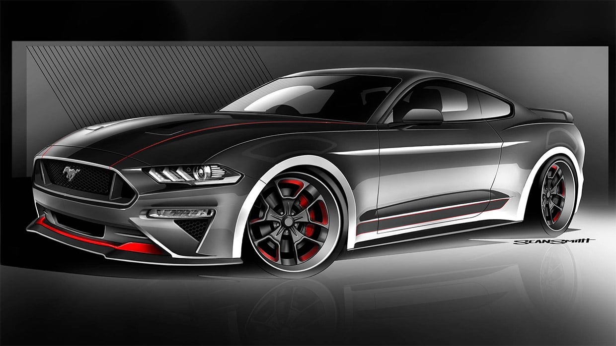 Ford Teases Mustangs for 2018 SEMA Show