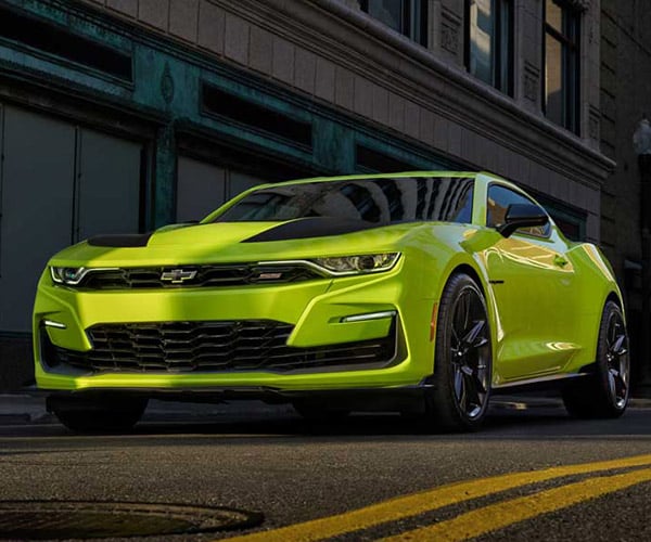 2019 Chevrolet SEMA Camaro Highlights New Shock Yellow Color