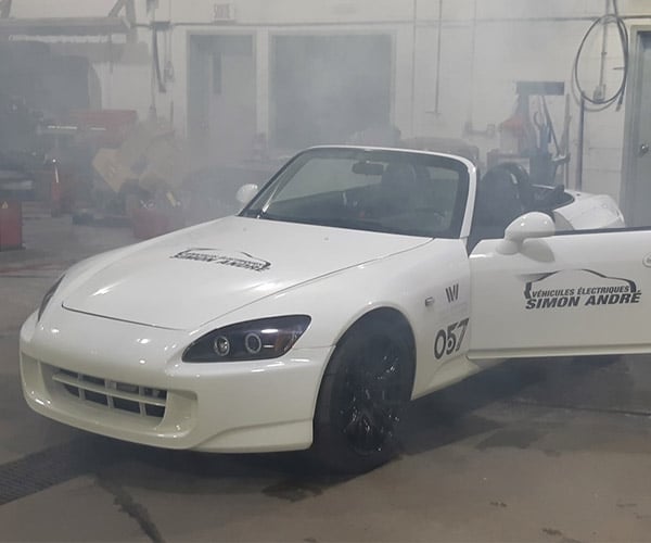 Electric Modded Honda S2000 Does a 10 Second 1/4-mile