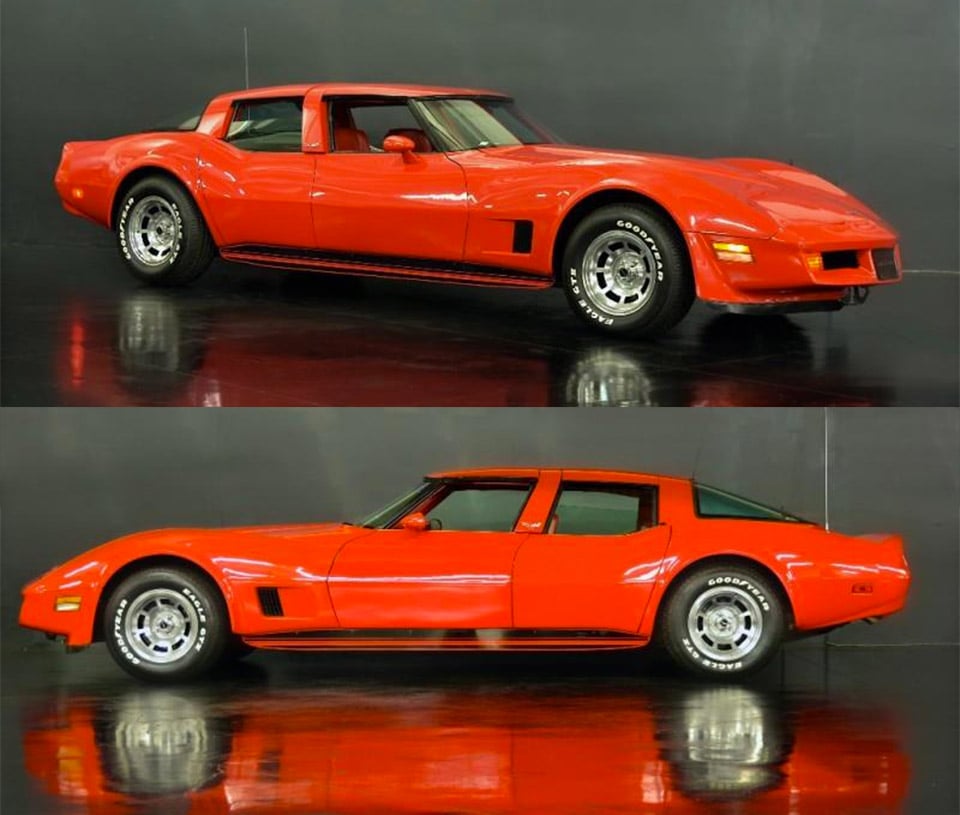 1980 Corvette 4-Door for Sale: Big ‘Ol Red Corvette