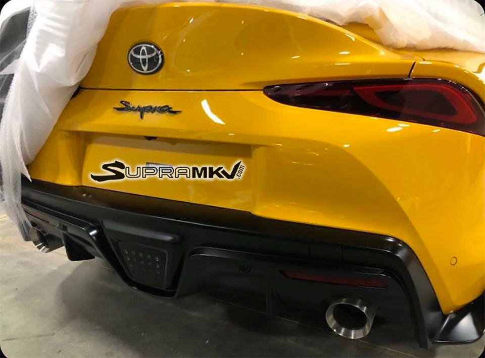 Leaked Image of New Toyota Supra’s Booty Surfaces
