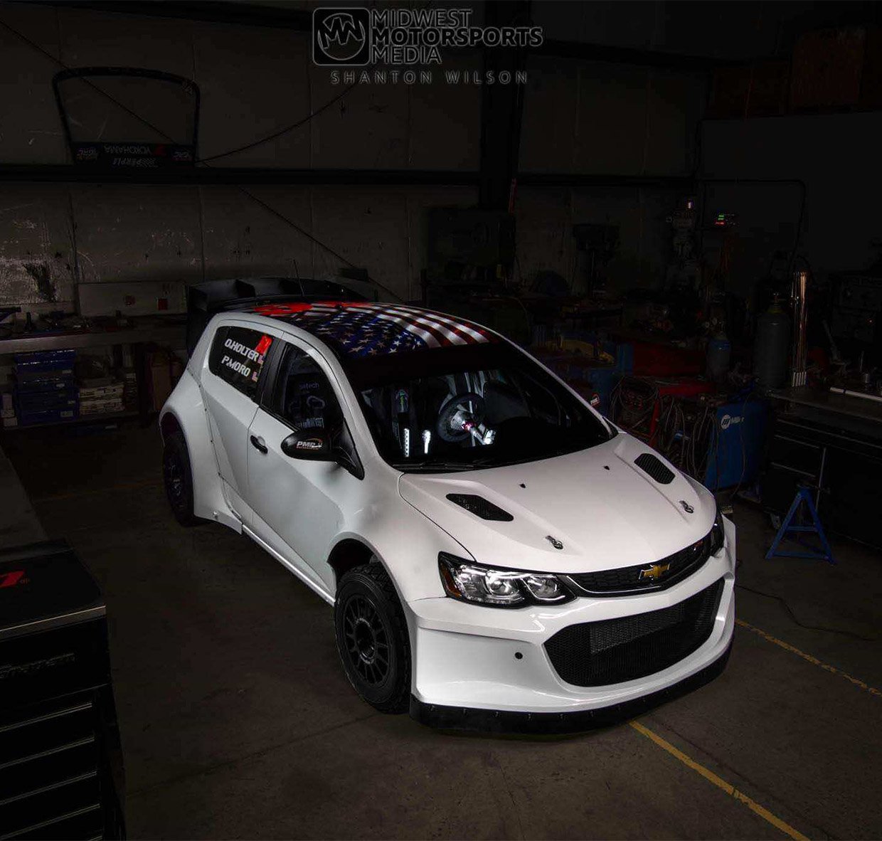 This Chevy Sonic Rally Car Rocks LS3 V8 and AWD