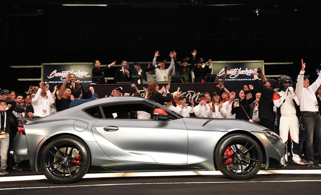 Very Special 2020 Toyota Supra Scoops up $2.1 Million for Charity