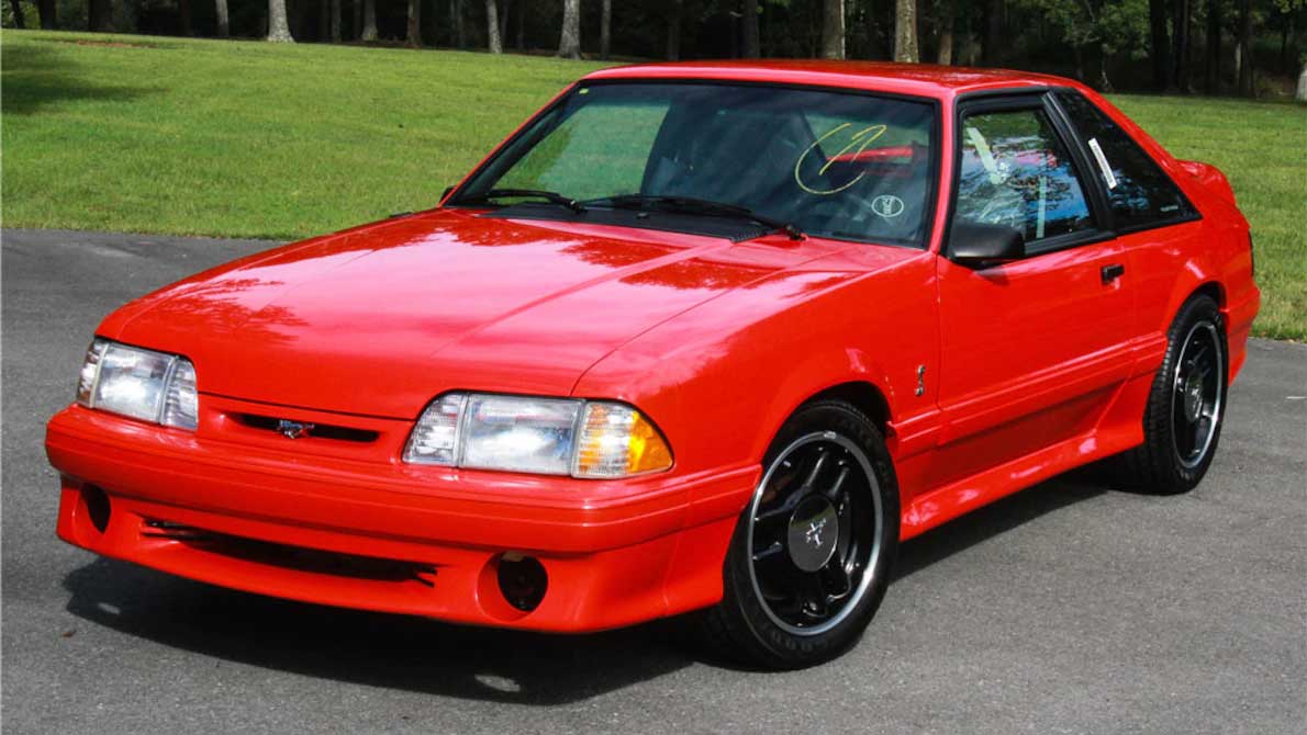 Pristine 1993 Cobra R Mustang Fetches $132,000 at Auction