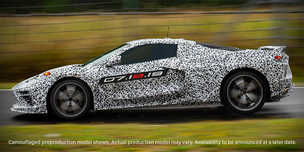 C8 Corvette to Debut 7/18/19, Packing Mid-Engine Design