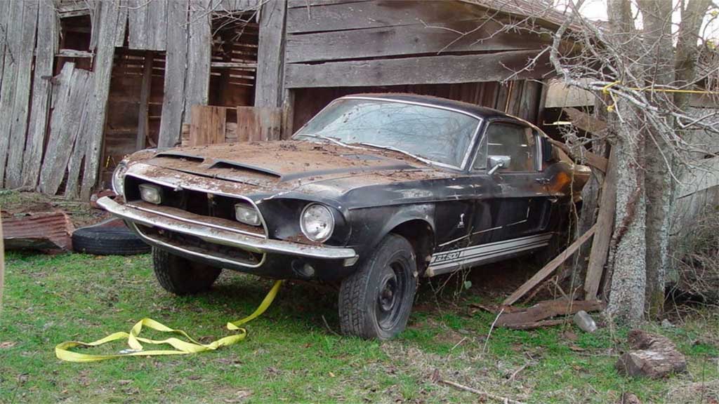 Barn Find ’68 Shelby GT500 Heads to Auction As-Is