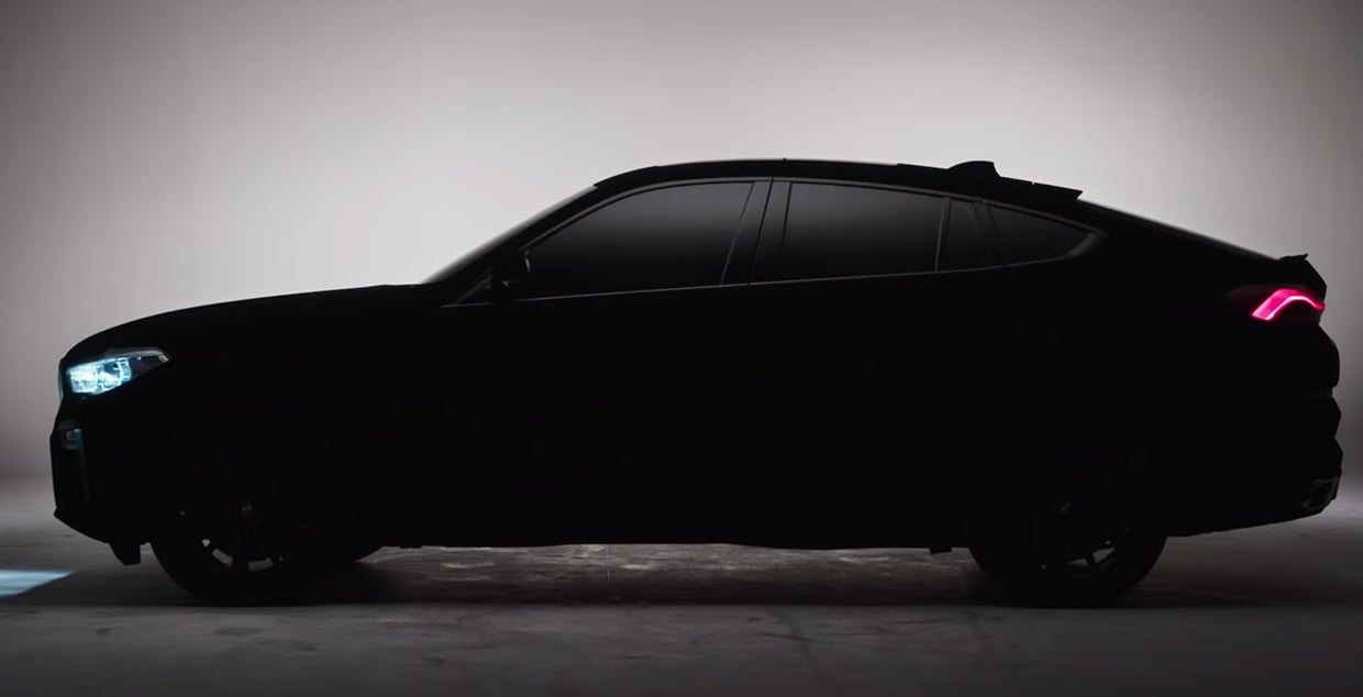 BMW X6 hides its curves in Vantablack - CNET