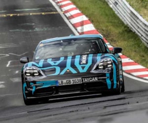 Porsche Taycan Zooms Silently Through a Nürburgring Record